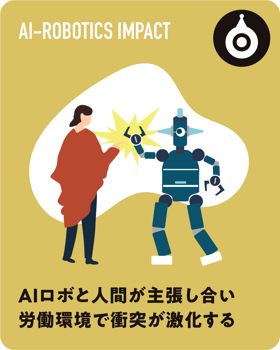 AIロボと人間が主張し合い、労働環境で衝突が激化する