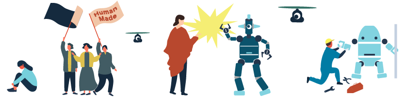 AIとロボットの普及で新たな社会秩序が誕生。人間と機械の協働が進む